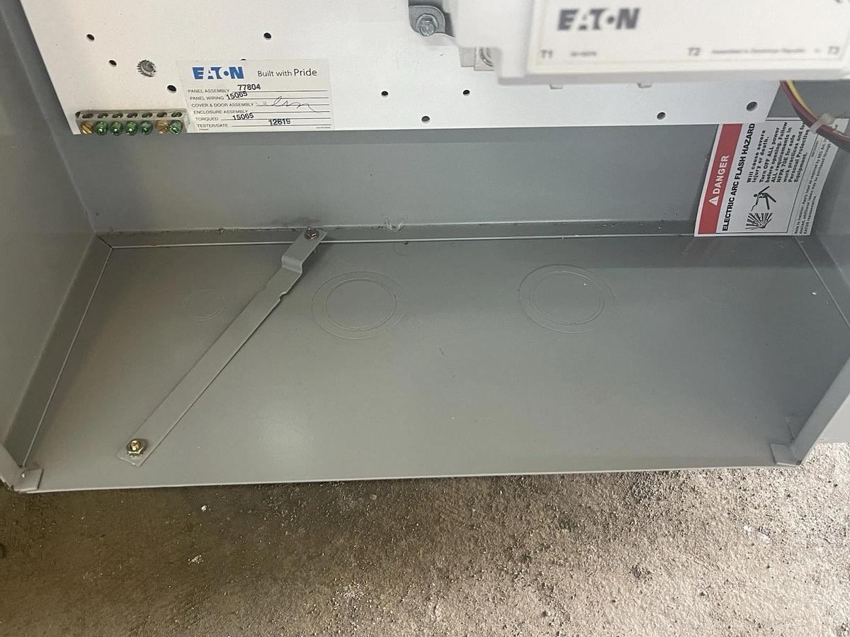 Used NEW SURPLUS EATON NEMA 3R COMBO STARTER ECN5442CAJ R63/F SIZE 4 STARTER