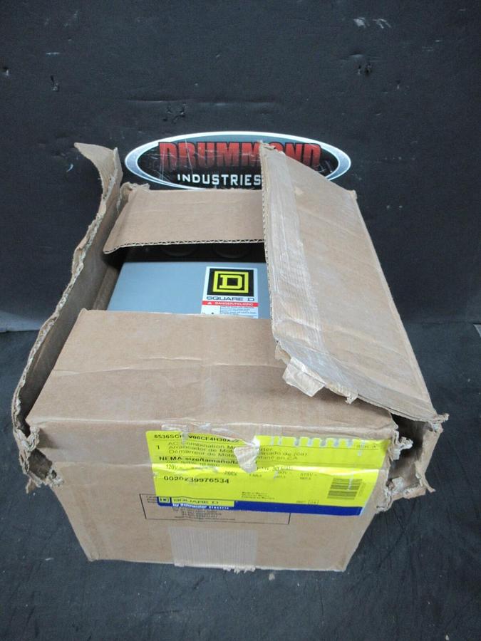 NEW SURPLUS SQUARE D COMBINATION STARTER 8536SCH3V08CF4H30X22 8536SCO3H30 NEMA 1