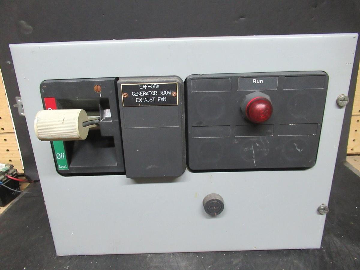 Used CUTLER HAMMER MOTOR STARTER CONTROL MODEL: 2100 12" W/ AE16ANS0 NEMA SIZE 0 3AMP