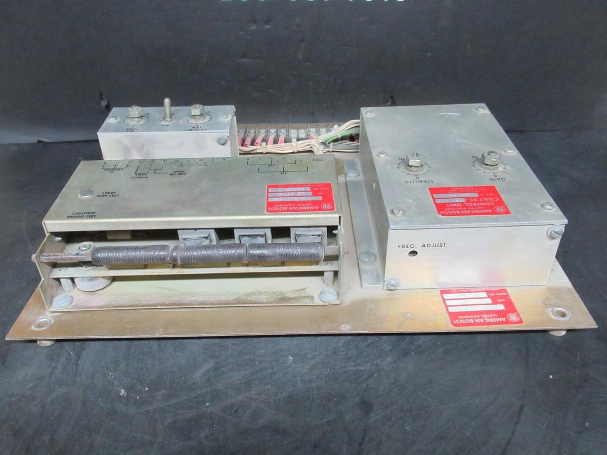 Used AMERICAN BOSCH ELECTRIC GOVERNER BOARD LSP672A CU673C-17 LS371A KT6722