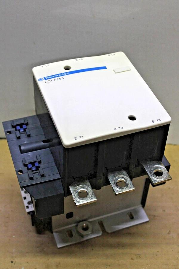 Used TELEMECANIQUE CONTACTOR LC1F265 285/350 AMP 600 VAC 3-POLE 200 HP