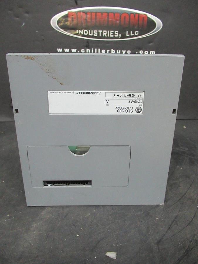 Used ALLEN BRADLEY SLC-500 1746-A7 7 SLOT RACK W/ 1746-P1 POWER SUPPLY **WARRANTY**