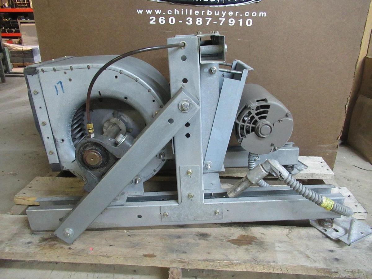 Used BROWNING FAN V-BELT DRIVE MODULE 0400 1660 RPM 1 HP H3J165B SQUIRREL CAGE