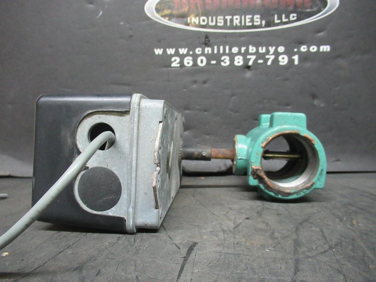 Used NEPTRONIC ACTUATOR BBMF2000F 24 VAC 15 VA 35 IN/LB W/ 6BV-A VALVE 501203 1.5 NPT