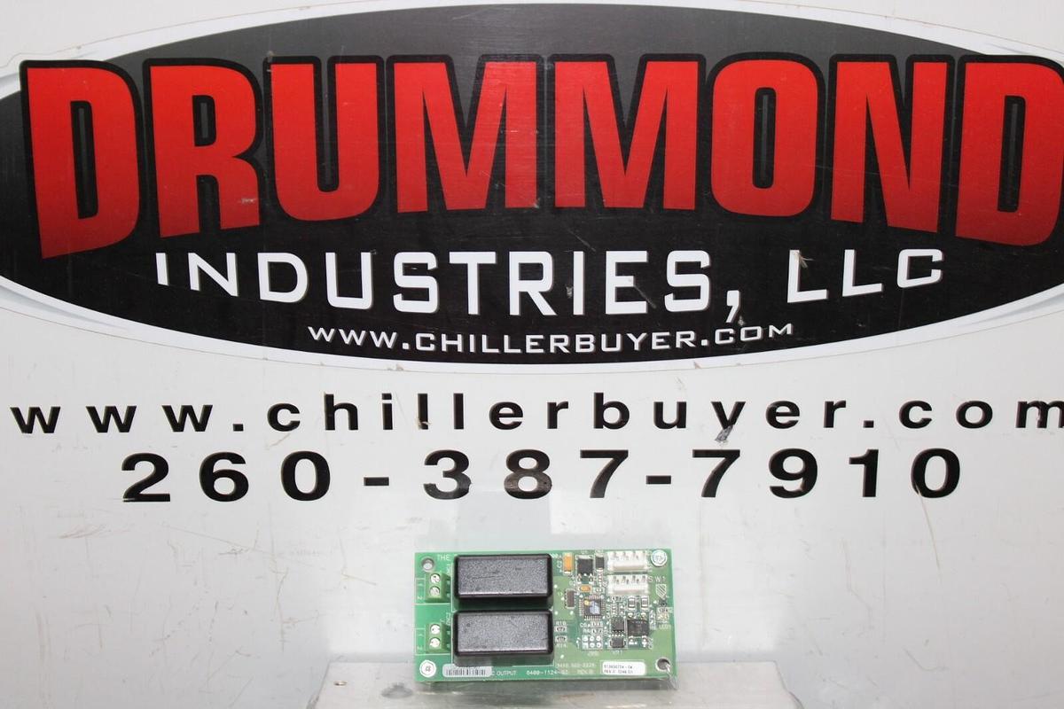 Used TRANE DUAL TRIAC OUTPUT CIRCUIT BOARD X13650734-04 REV. D 6400-1124-03 REV. B