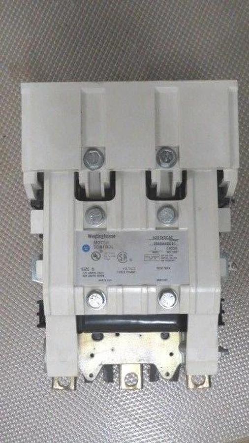 Used WESTINGHOUSE MOTOR CONTROL STARTER SIZE 5 270/300 AMP 600 VAC MODEL A201K5CAC