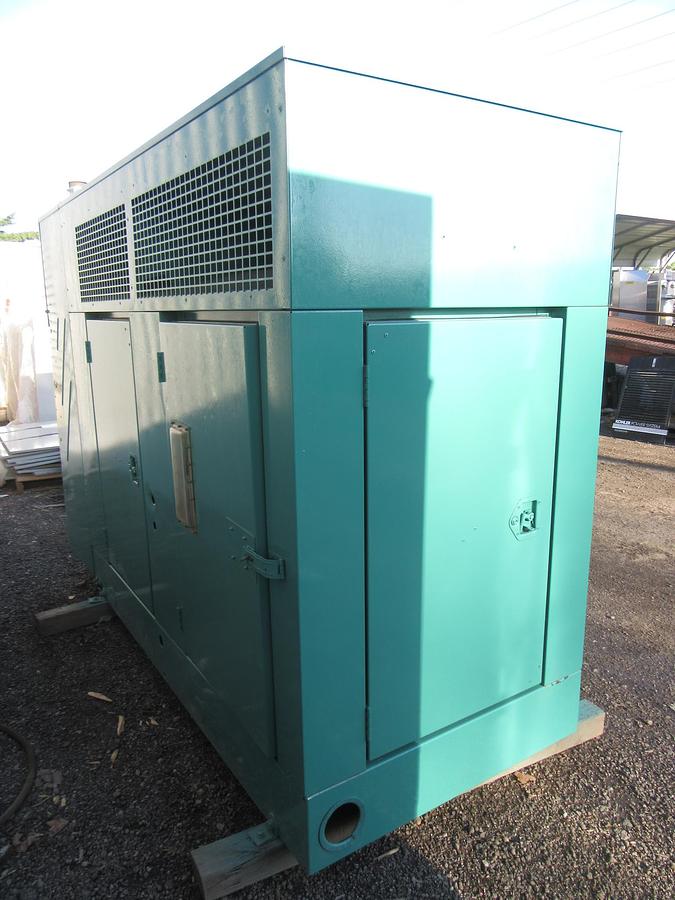 Used 60 KW DIESEL GENERATOR CUMMINS 120/240V B3.9-G2 ENCLOSED RECONNECTABLE VIDEO