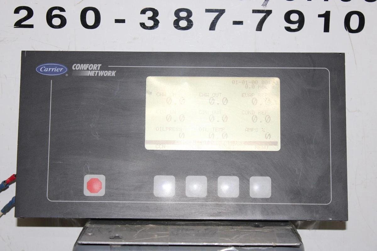Used CARRIER COMFORT NETWORK CHILLER DISPLAY CEPL130230-01 CESO130036-00