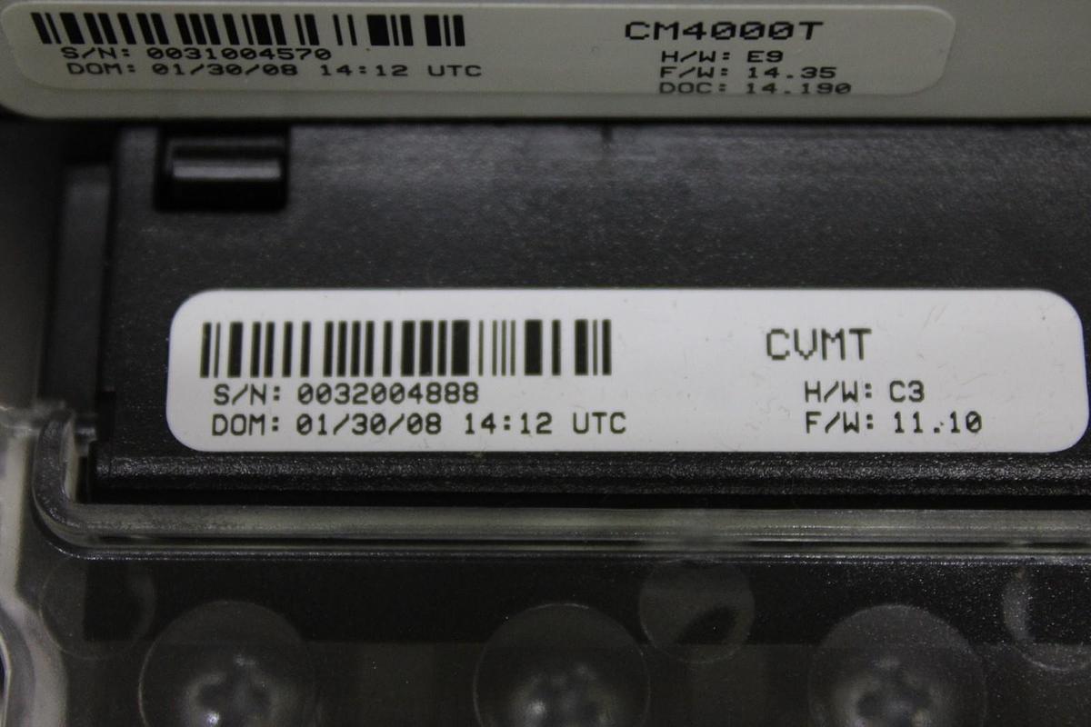 SQUARE D POWERLOGIC CIRCUIT MONITOR CM4000T 277 VAC 50 VA W/ CVMT
