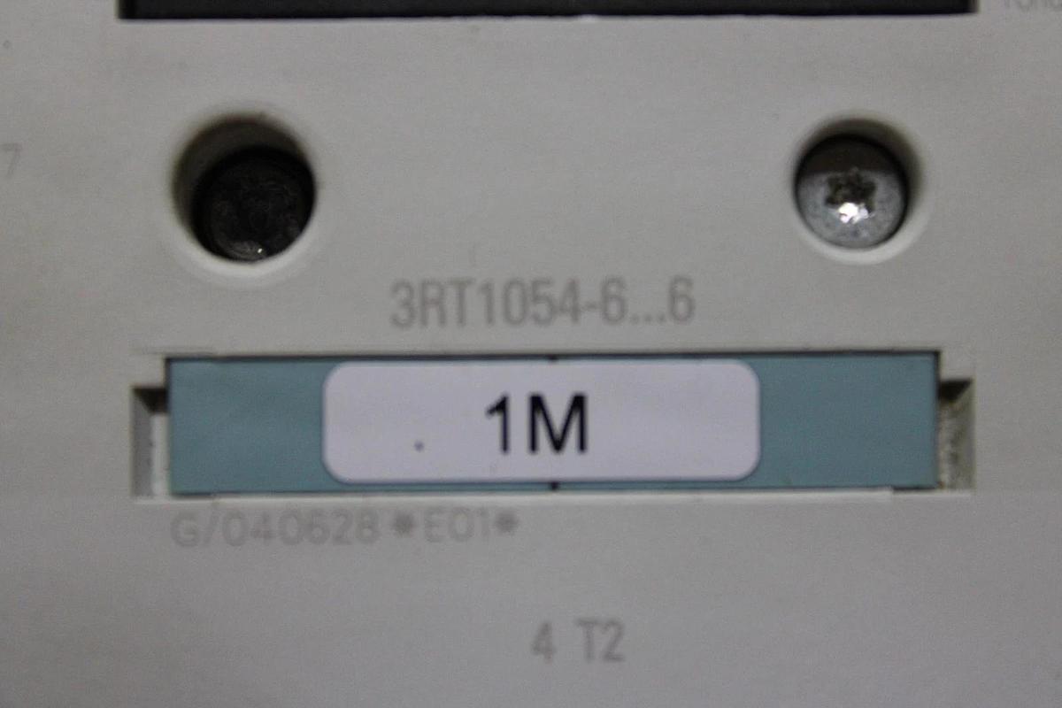 Used SIEMENS SIRIUS CONTACTOR 3RT1054-6...6 600 VAC 140 AMP 125 HP 3-POLE 3-PHASE