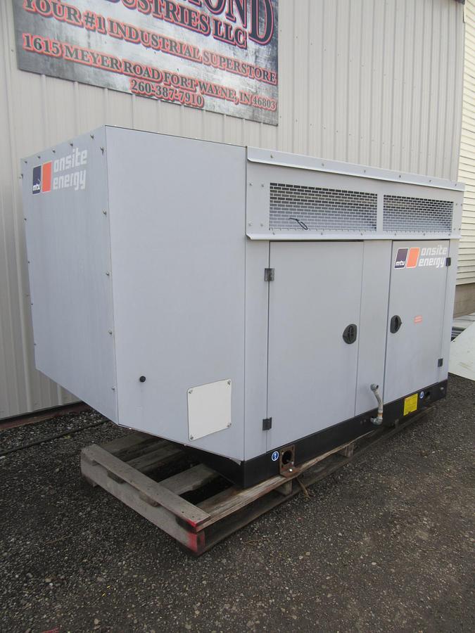 Used 30 KW GENERATOR MTU 4.3 NAT. GAS LP PROPANE 120/240 VOLT 1PH 207 HRS 40KW 2017