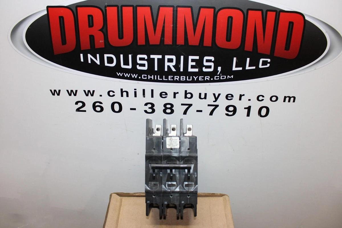 Used AIRPAX BREAKER 209-3-2599-479 3-POLE 240 VAC 50.4 AMP HH83XB479-B