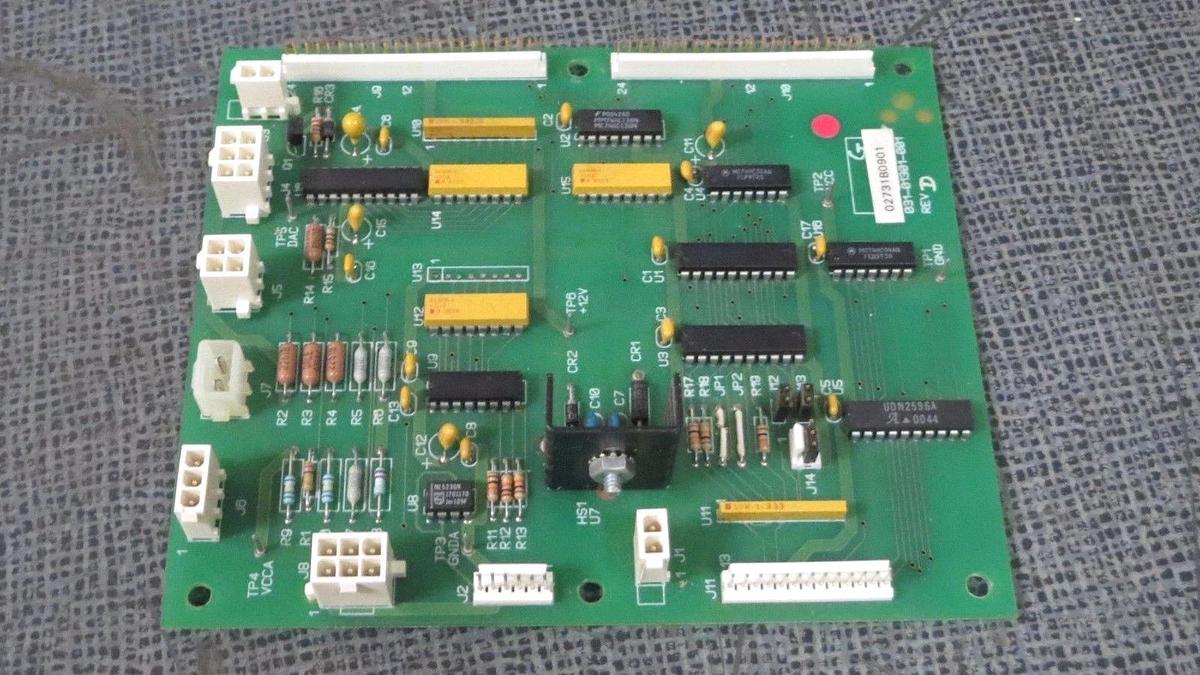 Used YORK CONTROL I/O EXPANSION CIRCUIT BOARD MODEL 031-01301-001 REV D **WARRANTY**
