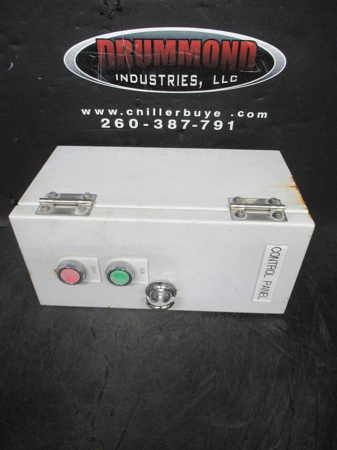 Used ENCLOSED TELEMECANIQUE STARTER LC1D1206 W/ OVERLOAD RELAY LR2-D1307 25 AMP 600 V