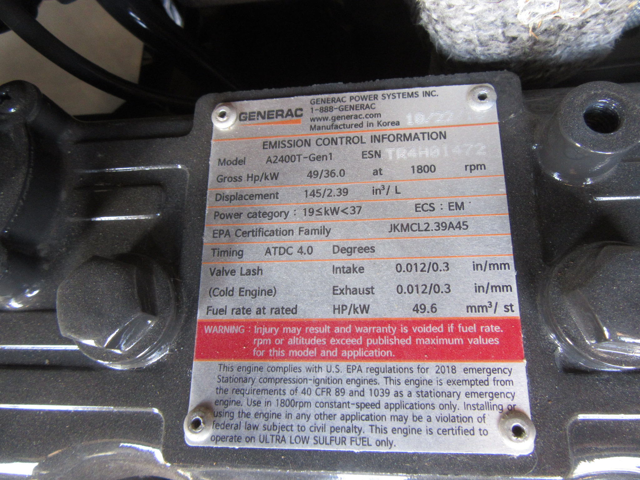 30 KW DIESEL GENERATOR GENERAC 120/240V  BRAND NEW SOUND ENCLOSED VIDEO 