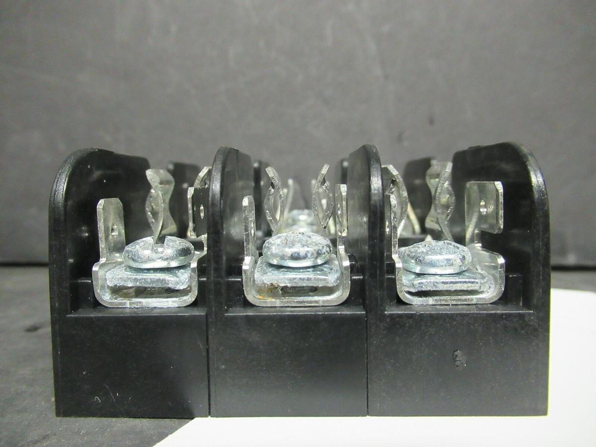 Used BUSSMANN FUSE HOLDER BCA6033PQ FOR 30 AMP 600V FUSES **WARRANTY**
