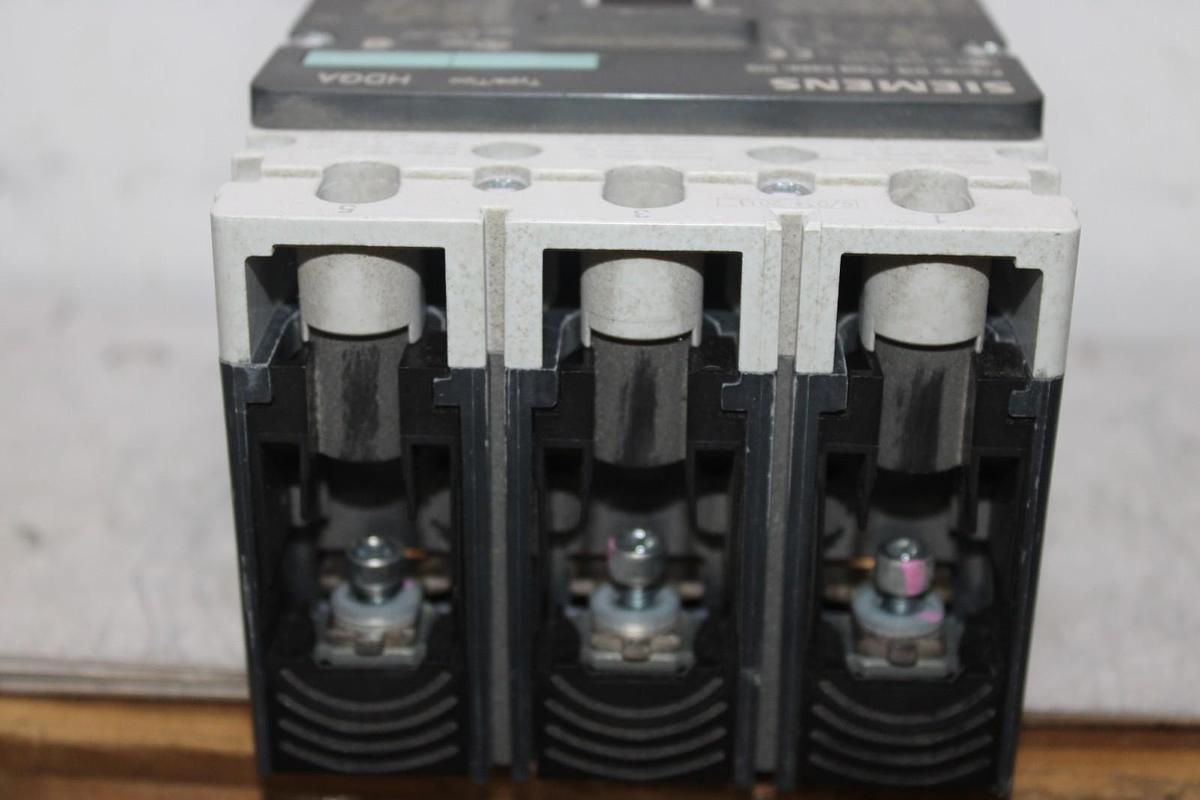 Used SIEMENS HDGA CIRCUIT BREAKER HDX3B100 100 AMP 600 VAC 3-POLE **WARRANTY**