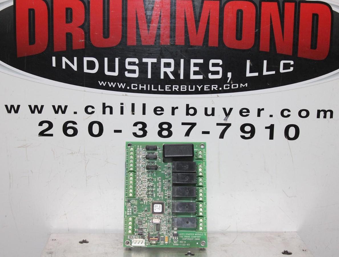 Used TRANE UCP3 STARTER MODULE 6400-1122-03 REV. B X13650741-10 REV. G *WARRANTY*