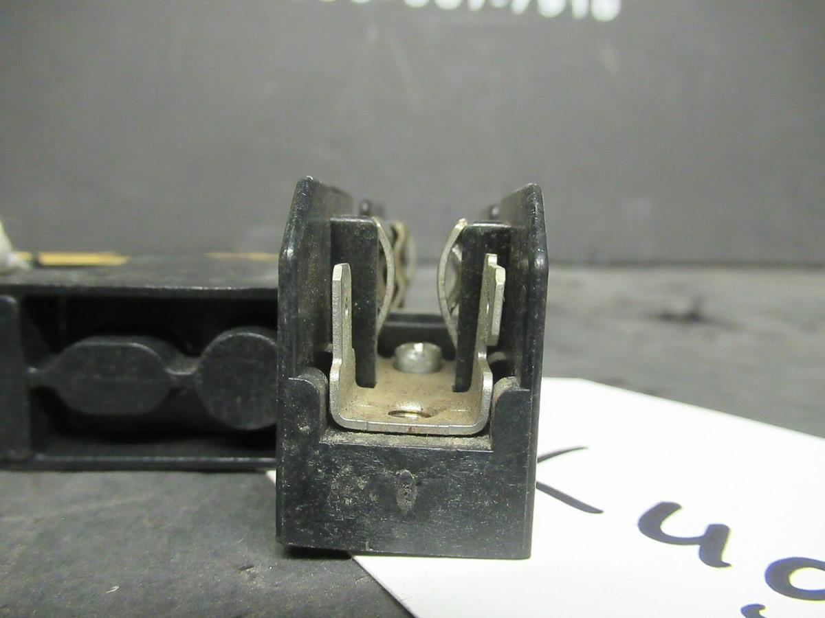 Used LOT OF 3 BUSSMANN FUSE HOLDER BM6031SQ FOR 30 AMP 600 V FUSES