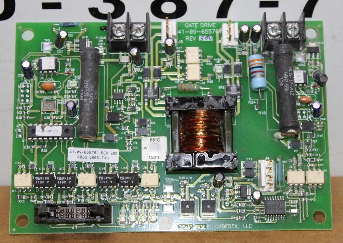 Used CYBEREX GATE DRIVE CIRCUIT BOARD 41-09-655761 REV. E00 **WARRANTY INCLUDED**