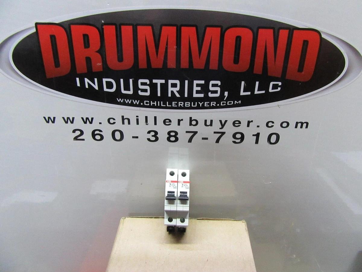 Used LOT OF 2 ABB S202-K3A 230/400 VOLT 3 AMP SINGLE POLE **WARRANTY INCLUDED**