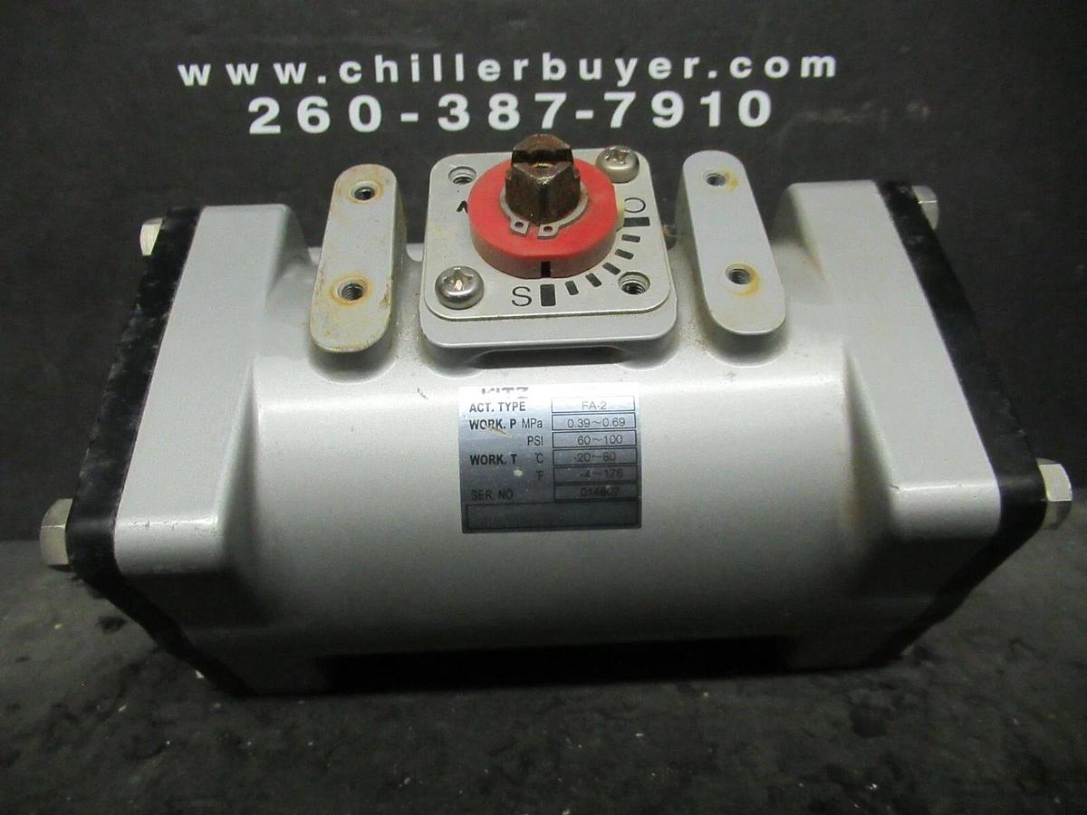 Used KITZ PNEUMATIC VALVE ACTUATOR FA-2 60-100 PSI **WARRANTY INCLUDED**