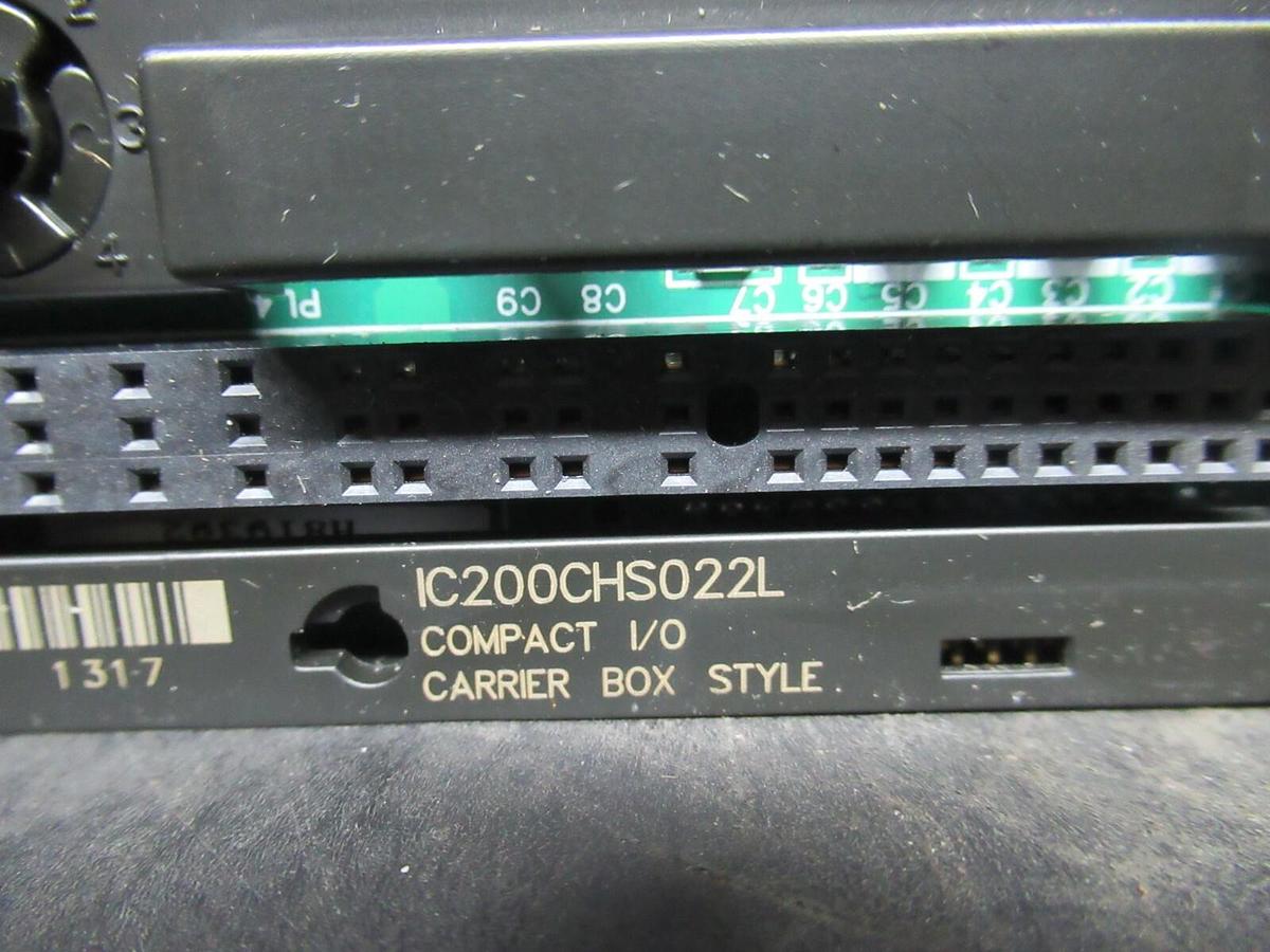 Used GE FANUC INPUT I/O AND ANALOG INPUT IC200CHS022L W/ IC200ALG262J **WARRANTY**