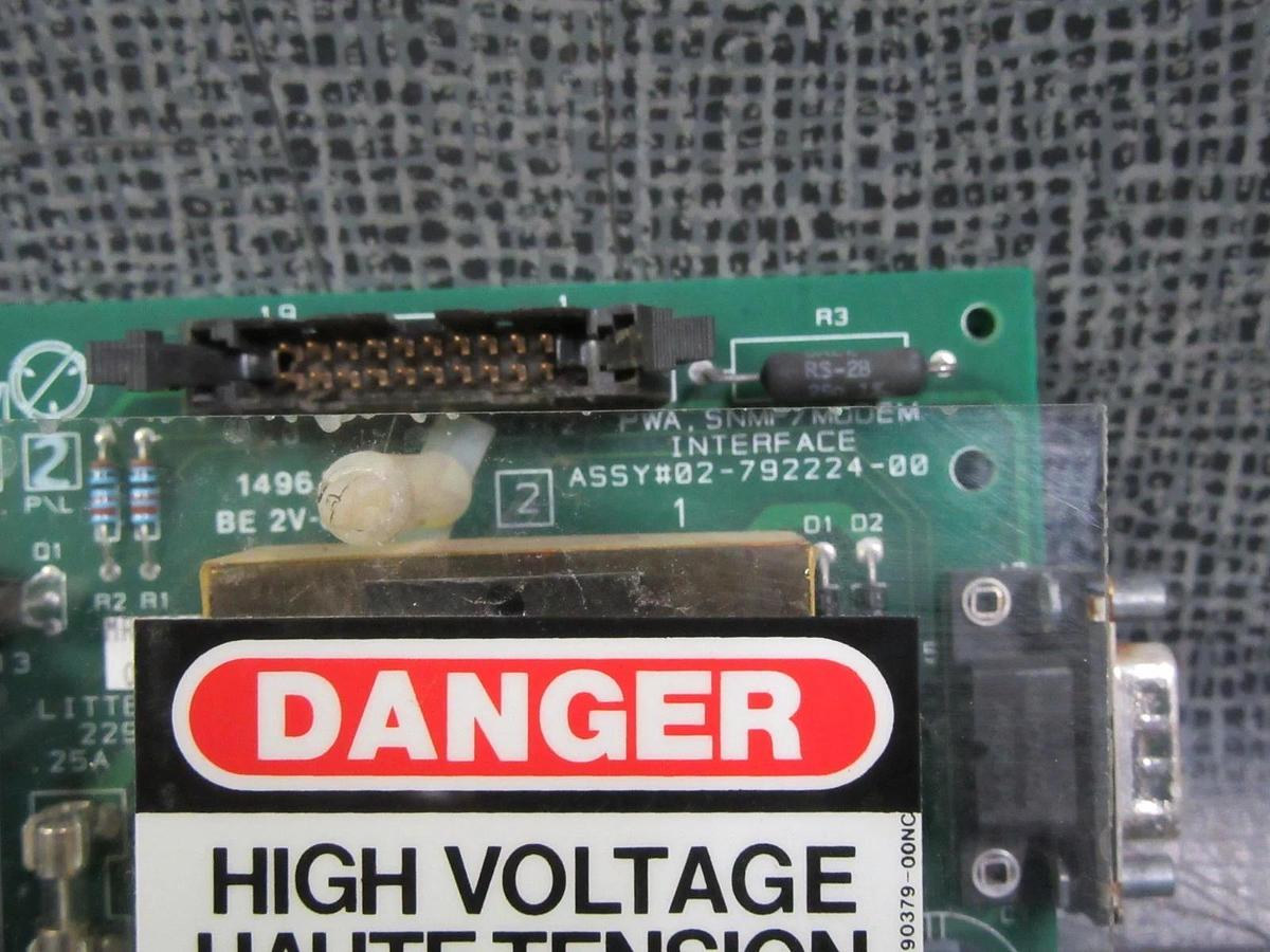 Used LIEBERT INTERFACE 02-792224-00 PWA SNMP / MODEM INTERFACE *WARRANTY INCLUDED*