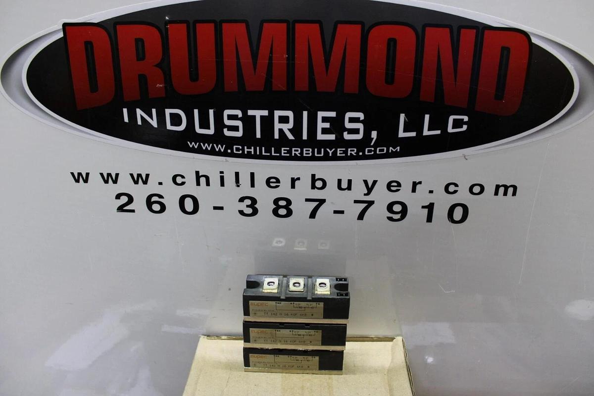 Used LOT OF 3 EUPEC IGBT POWERBLOCK TT142N16K0F 6K8 **WARRANTY INCLUDED**