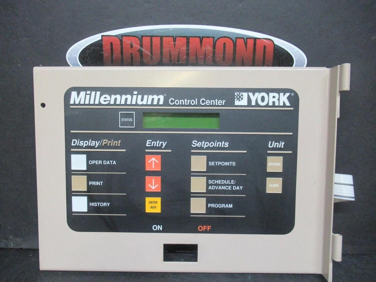 Used YORK MILLENNIUM CONTROL CENTER YK-371-02742-101 **WARRANTY INCLUDED**