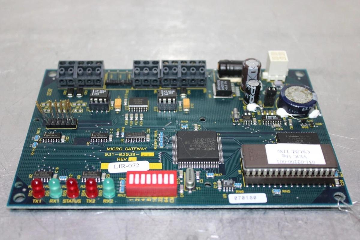 Used YORK MICRO GATEWAY CIRCUIT BOARD 031-02039-001 REV. B **WARRANTY INCLUDED**