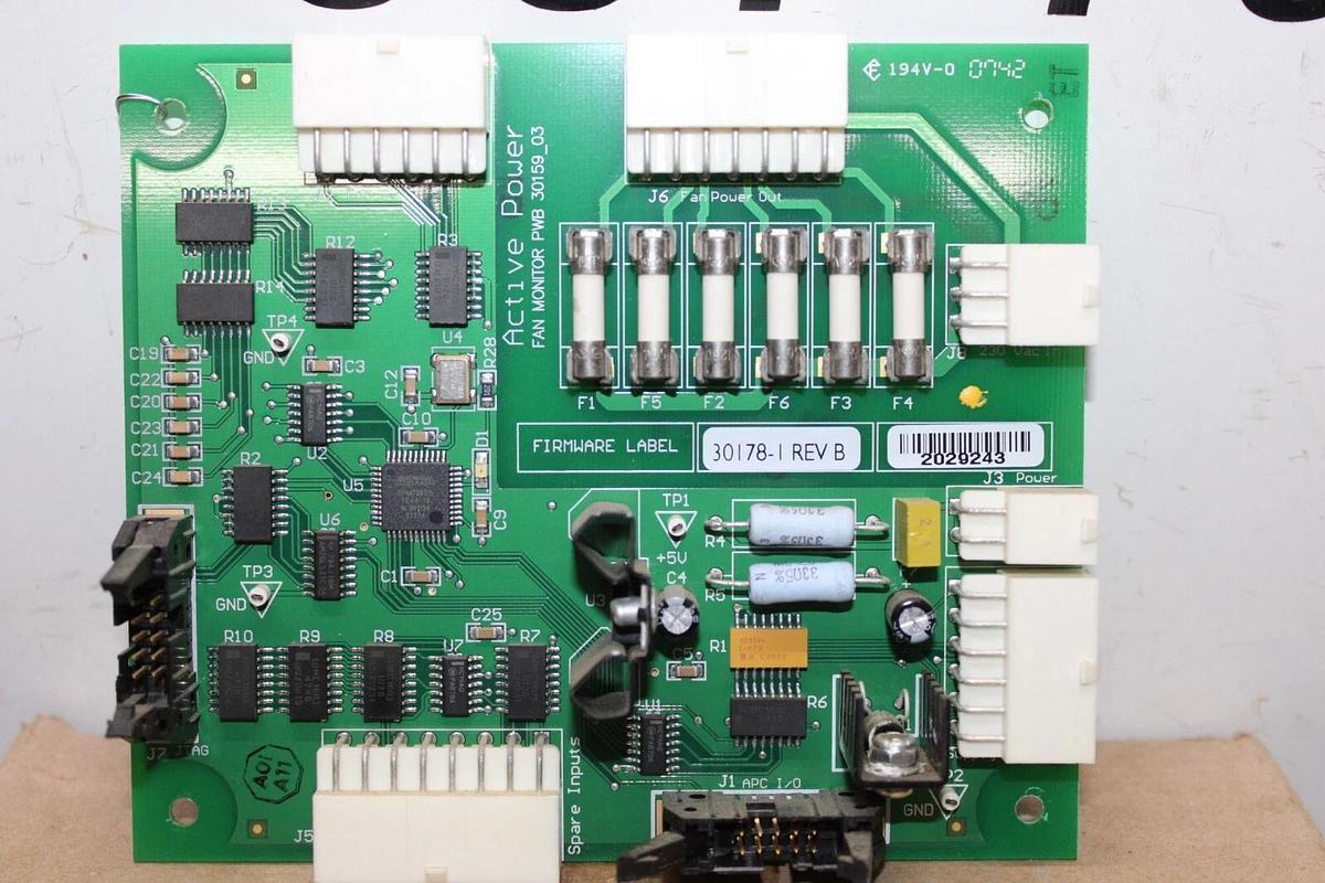 Used ACTIVE POWER FAN MONITOR PWB 30159-03 30178 REV. B **WARRANTY INCLUDED**