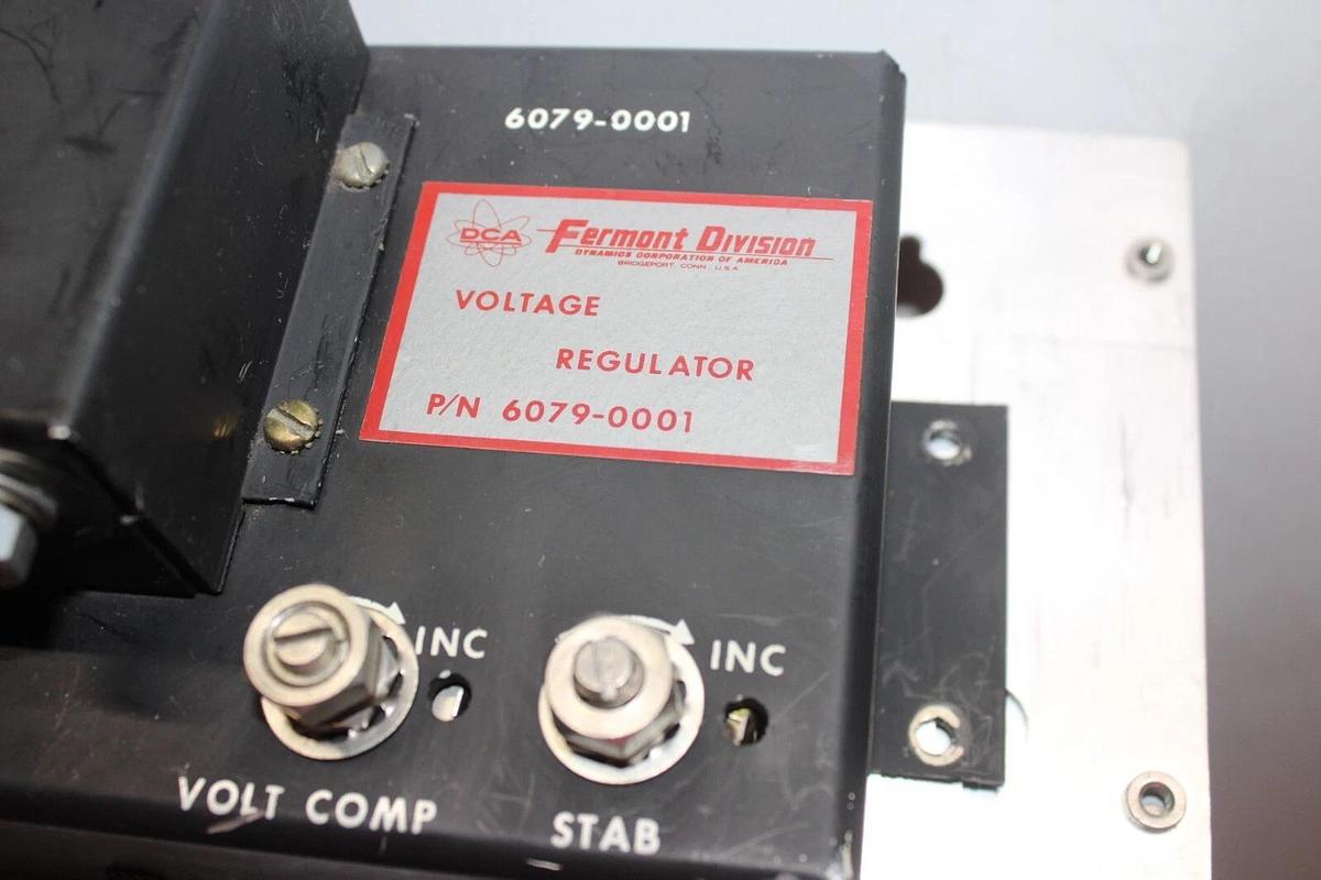 Used DCA VOLTAGE REGULATOR 6079-0001 **WARRANTY INCLUDED**