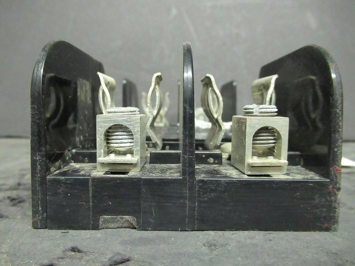 Used GOULD SHAWMUT FUSE HOLDER 60302 FOR 30 AMP 600 V CLASS H/K FUSES **WARRANTY**