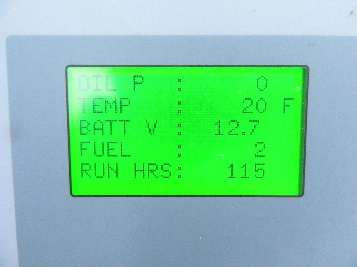 Used 20 KW DIESEL GENERATOR ISUZU MTU 2016 115 HRS 120/240 VOLT 1 PH SOUND ENCLOSED