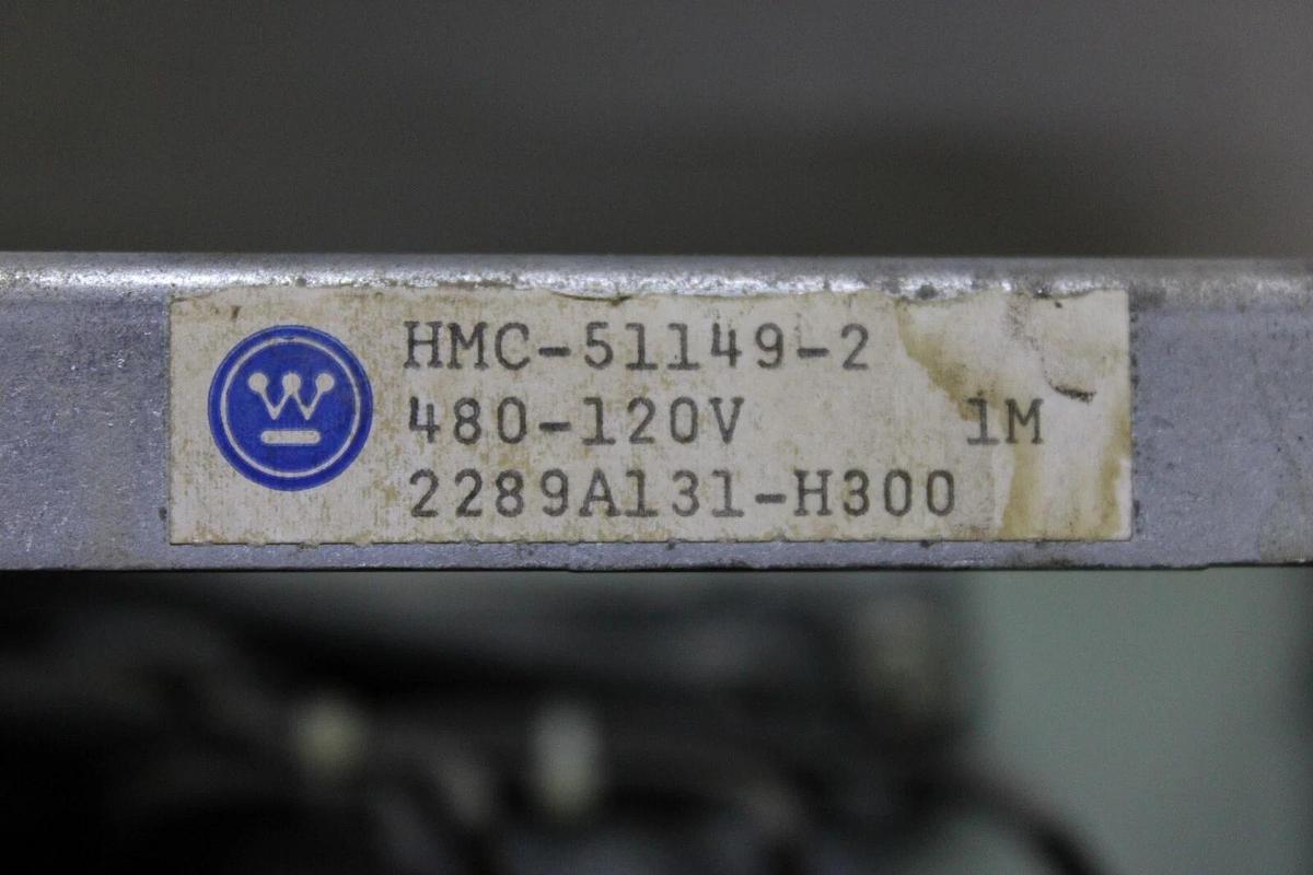 Used WESTINGHOUSE TYPE W MOTOR CONTROL BUCKET 12" SIZE 1 STARTER 27 AMP W/ DOOR