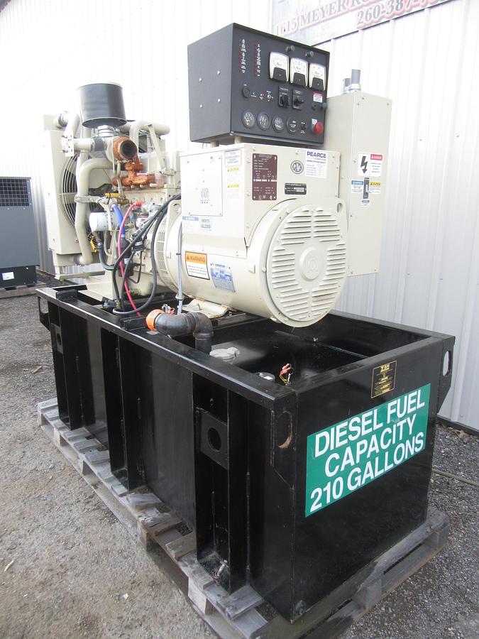 Used 60 KW DIESEL GENERATOR KATOLIGHT 120/240V RE-CONNECTABLE 449 HRS VIDEO WE SHIP