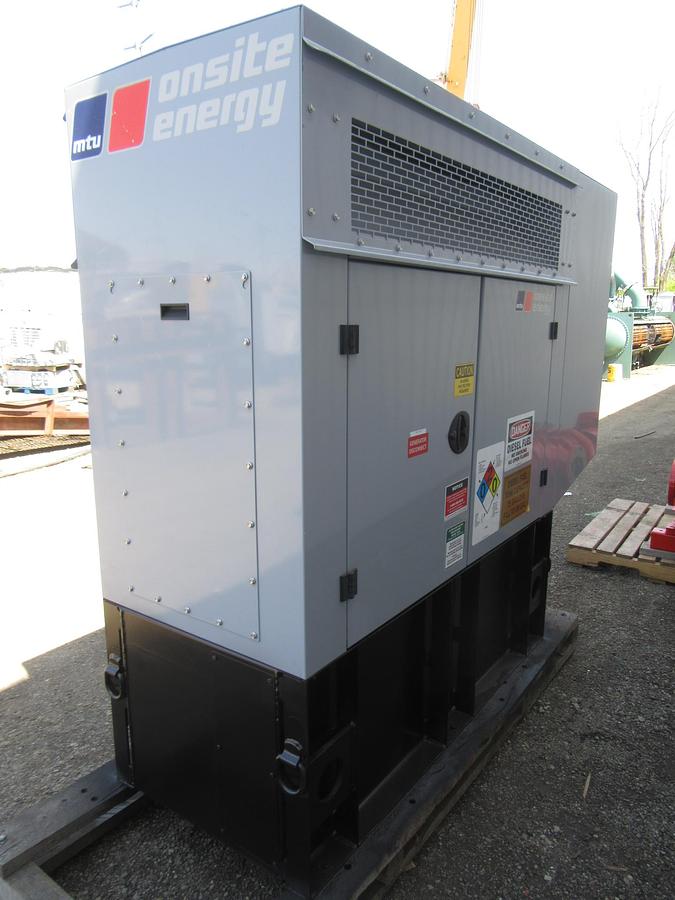 Used 20 KW DIESEL GENERATOR MTU 120/240 V 4LE1 ISUZU SOUND ENCLOSED 116 HRS  VIDEO
