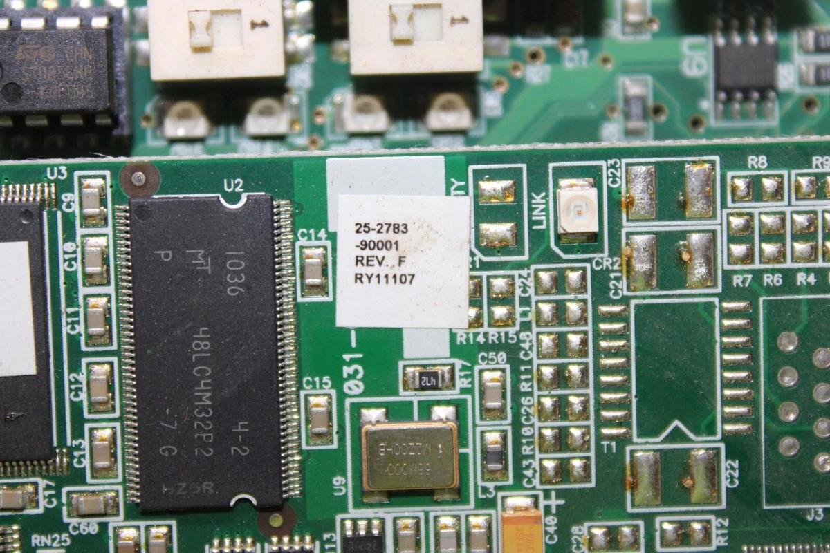 Used YORK HVAC CHILLER GATEWAY CARD 25-2698-18 REV. D W/ 25-2783-90001 REV. F