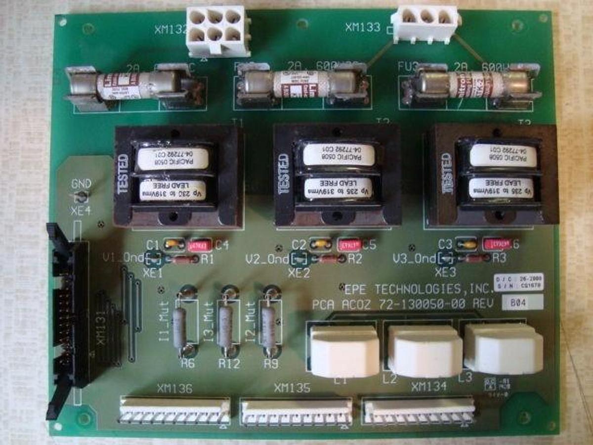 MERLIN GERIN EPE TECHNOLOGIES ACOZ CIRCUIT BOARD MODEL: 72-130050-00 REV B04