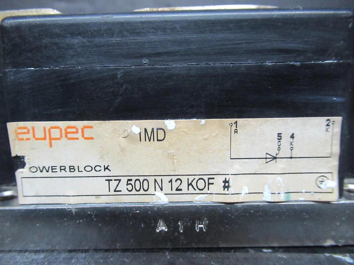 Used EUPEC POWERBLOCK IGBT POWER MODULE TZ500N12KOF **WARRANTY INCLUDED**