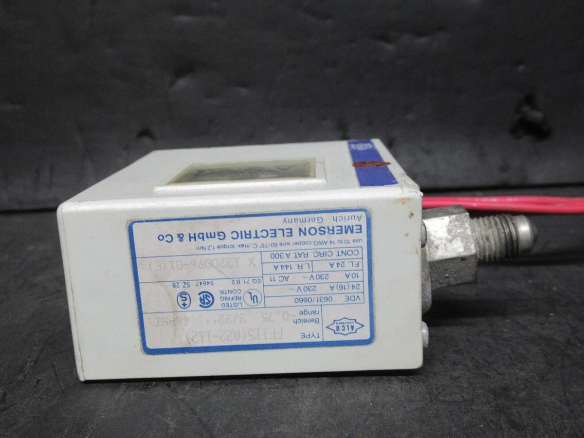Used ALCO LOW PRESSURE CONTROL FF115 (A22-112) 10 AMP 240 VAC 44 PSI **WARRANTY**