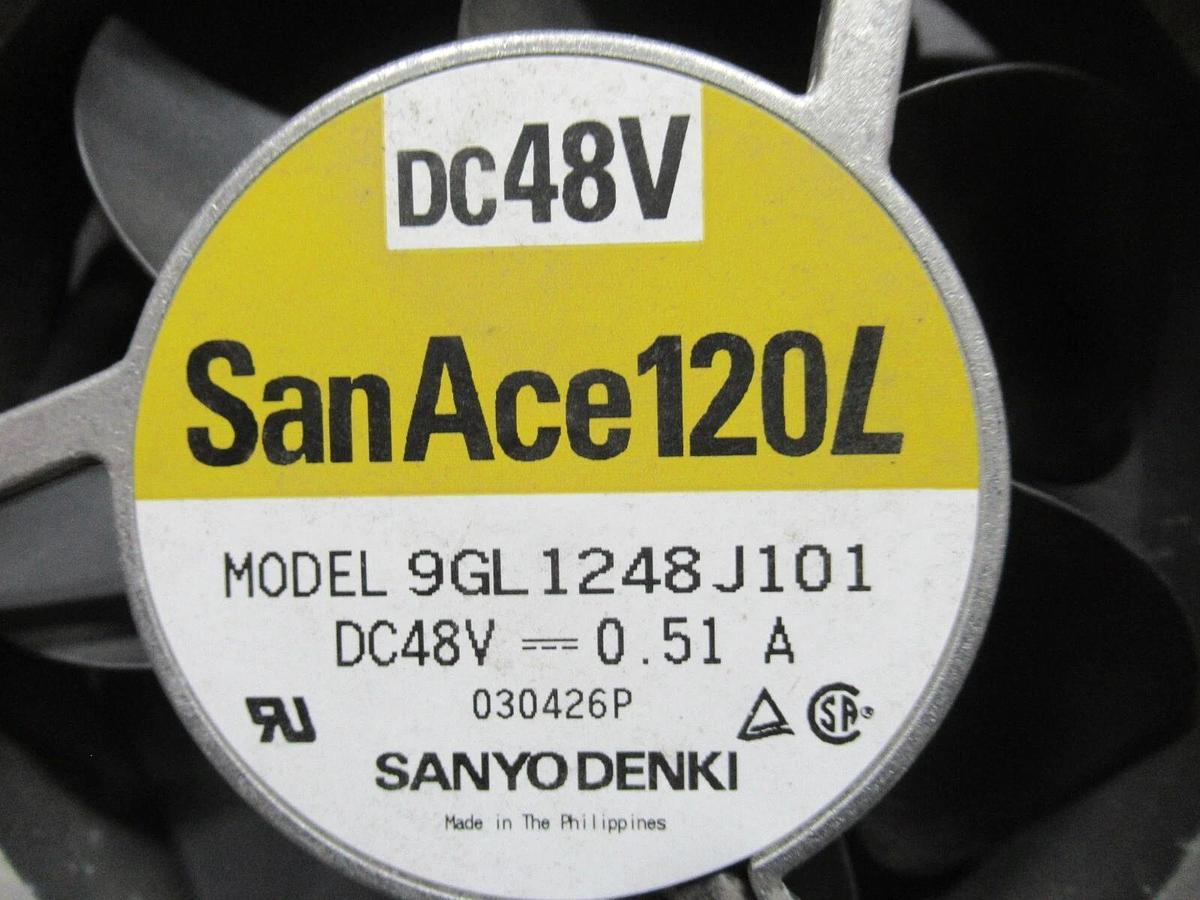 Used SANYO DENKI SAN ACE 120L DC AXIAL FAN9GL1248J101 48 VDC 0.51 AMP