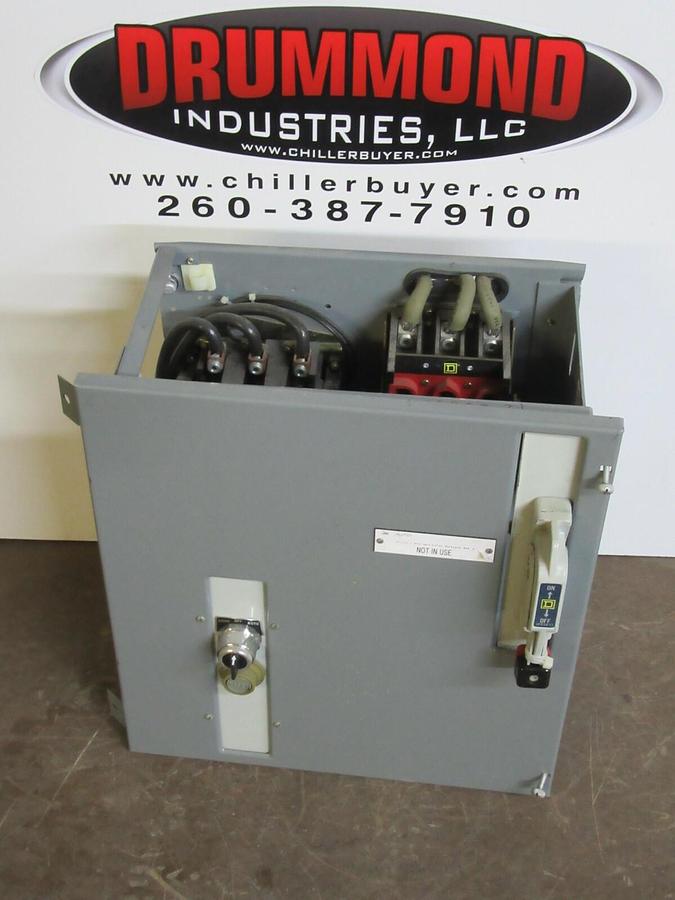 Used SQUARE D MCC FUSIBLE STARTER BUCKET 18" MODEL: 4 NEMA 3 W/8536-SEO1