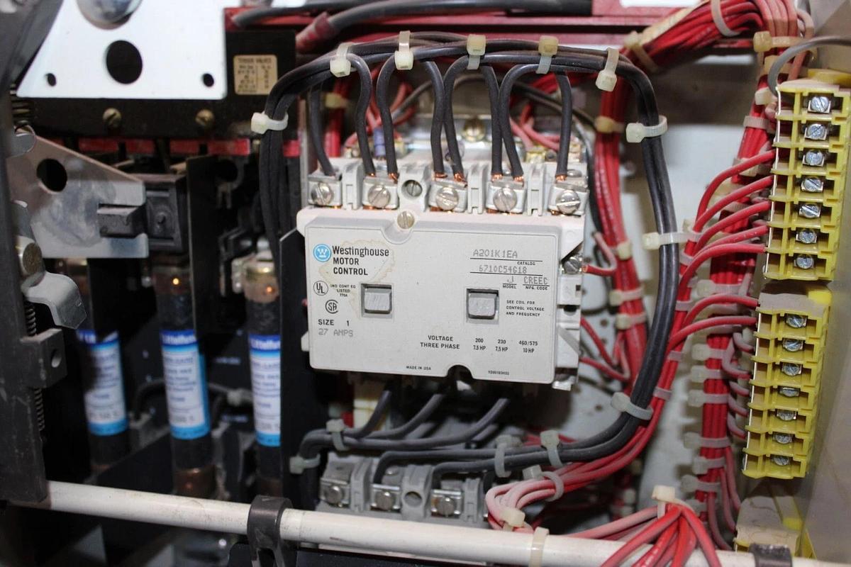 Used WESTINGHOUSE MCC MOTOR CONTROL BUCKET FREEDOM 2100 18" SIZE 1 CL75250