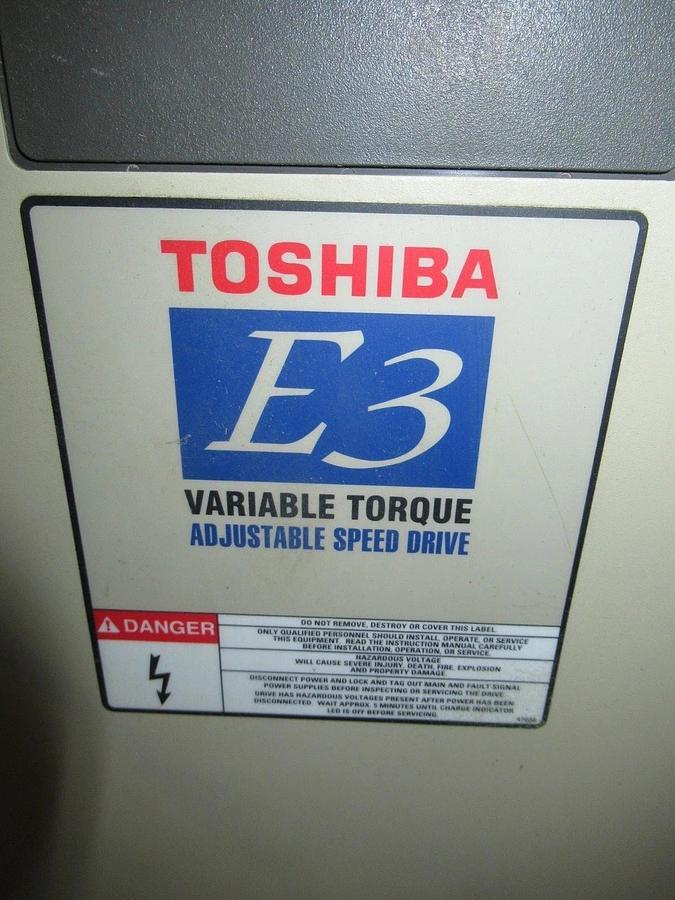 Used TOSHIBA VARIABLE SPEED DRIVE HK30AA032 230V 7.5HP 24A 3 PHASE TYPE: 1