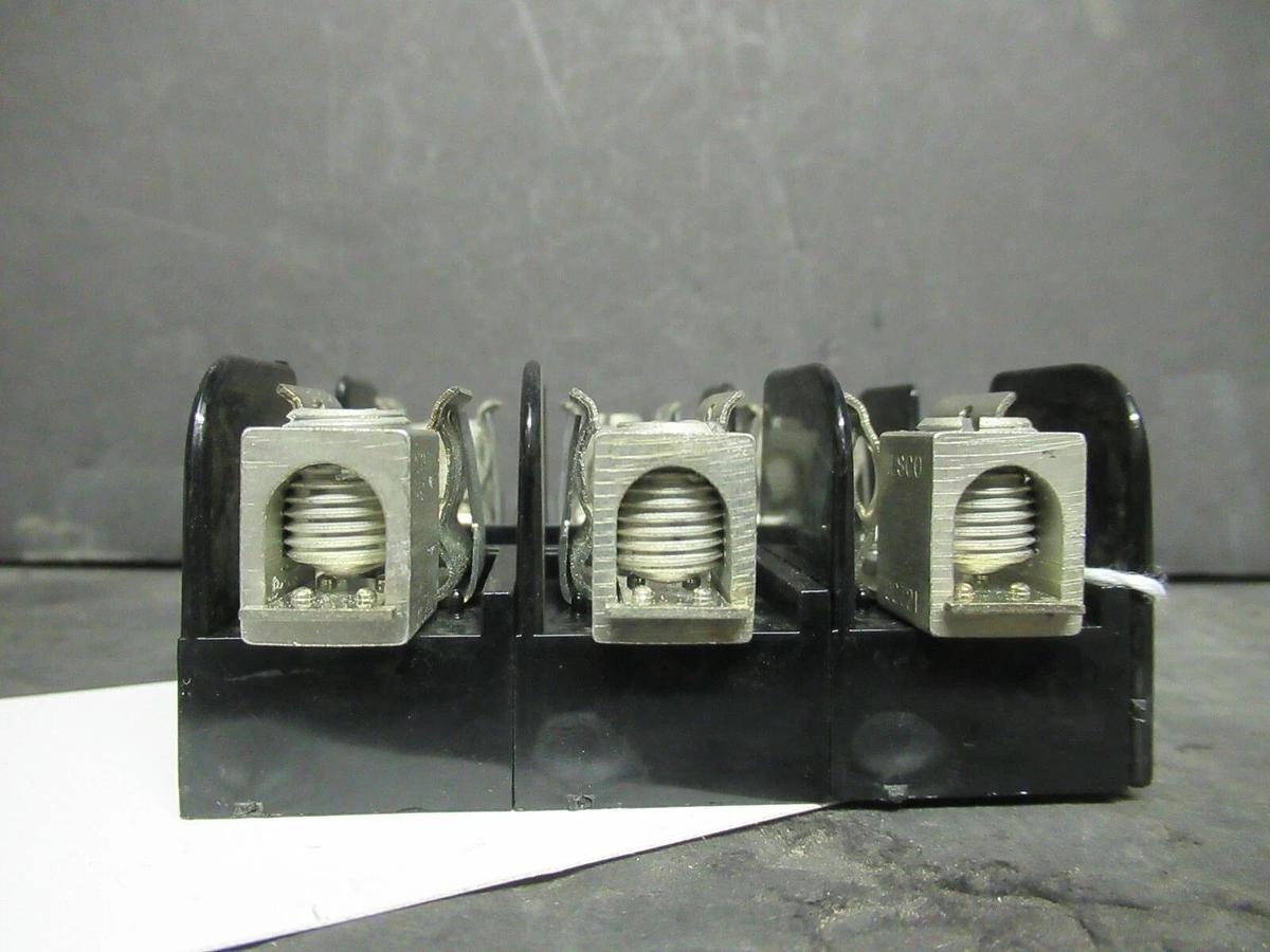 Used GOULD SHAWMUT FUSE HOLDER 20308 FOR 30 AMP 250 V CLASS H/K FUSES