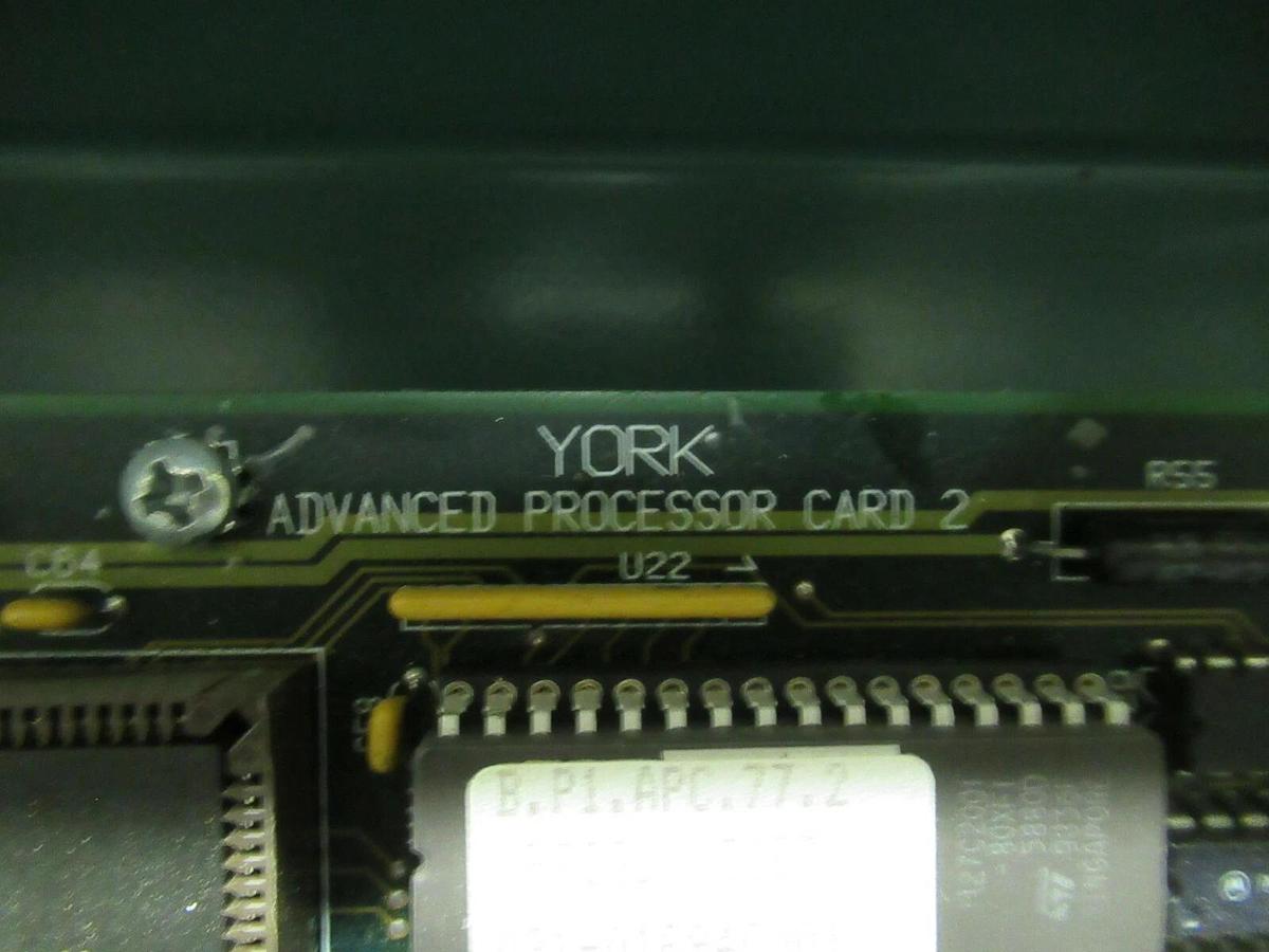 Used YORK ENCLOSED CHILLER LINC ADVANCED PROCESSOR CARD 2 371-02086-401 035-14683-315