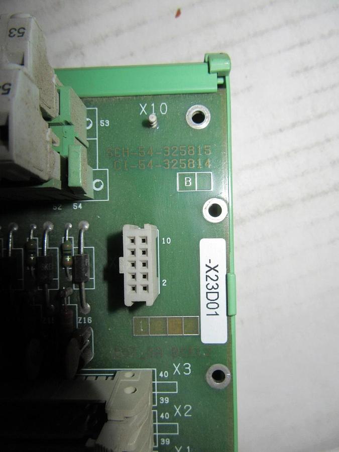 Used GE / WOODWARD / ALSTOM CI-54-325814 REV B CIRCUIT BOARD MODULE SCH-54-325815