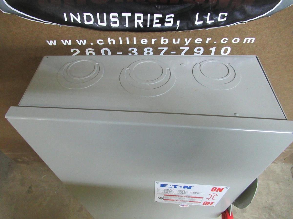 NIB EATON 200 AMP HEAVY DUTY SAFETY SWITCH DH364UGK2 TYPE 1 3-POLE 150 HP 600 V